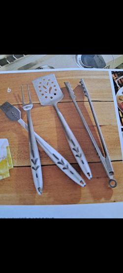 JUEGO DE 4 UTENSILIOS PARA PARRILLA PRINCESS HOUSE ⚘️