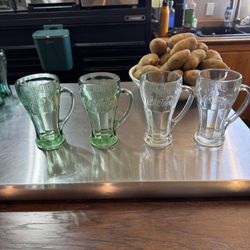 4 Heavy Heavy Coca Cola Float Mugs 