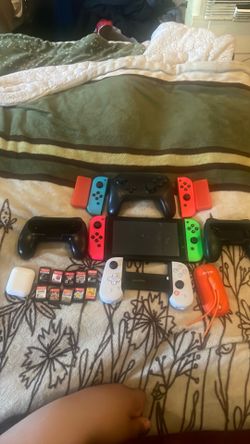 Nintendo Switch Bundle + 10 Games + Pro Controller