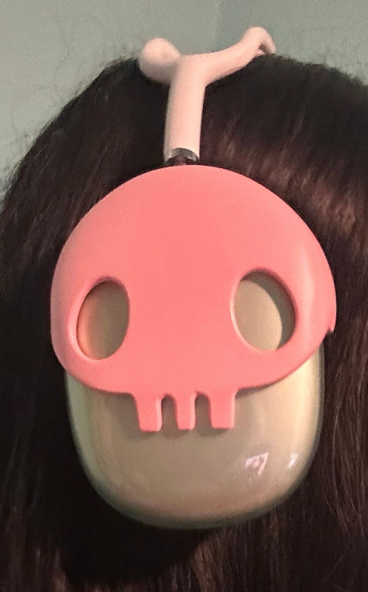 Pink Kuromi Skull Airpod Pro Max Covers