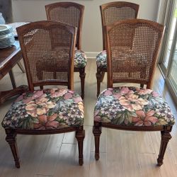 Cane Back Chairs - 4