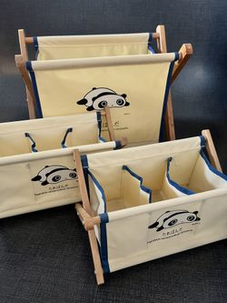 Tarepanda Magazine & CD Racks: 3 Pcs Bundle - 1 Magazine Rack + 2 CD Racks - USED