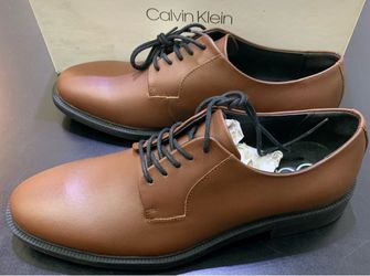 Calvin Klein Mens Size 11 Calfskin Oxfords, Unworn!
