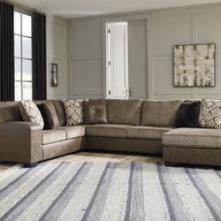 3-Piece Sectional With Ottoman