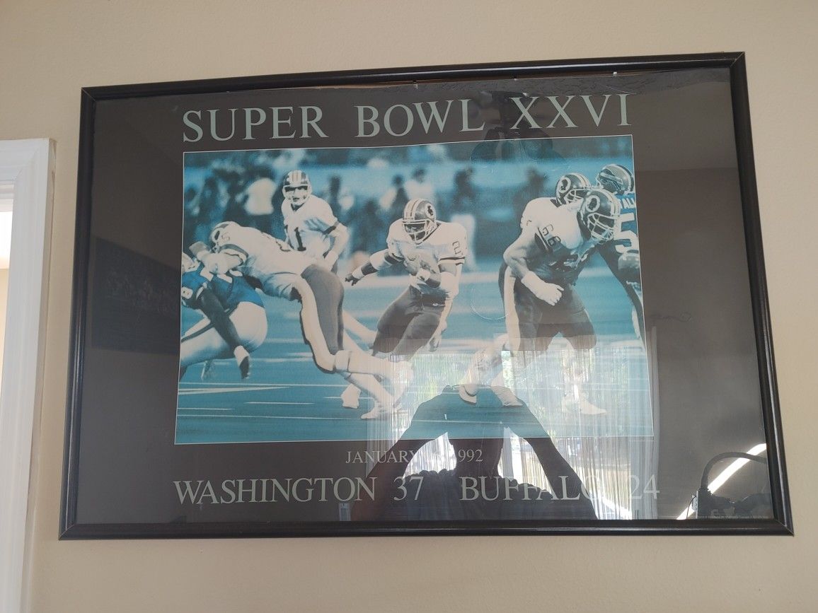 Washington Redskins Super Bowl Frame XXVI