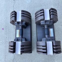 🔥CENTR Adjustable Dumbbell Pair 5-50lb‼️