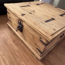 Rustic Solid Wood Coffee Table 
