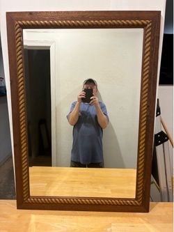 Decorative Wood Framed Mirror