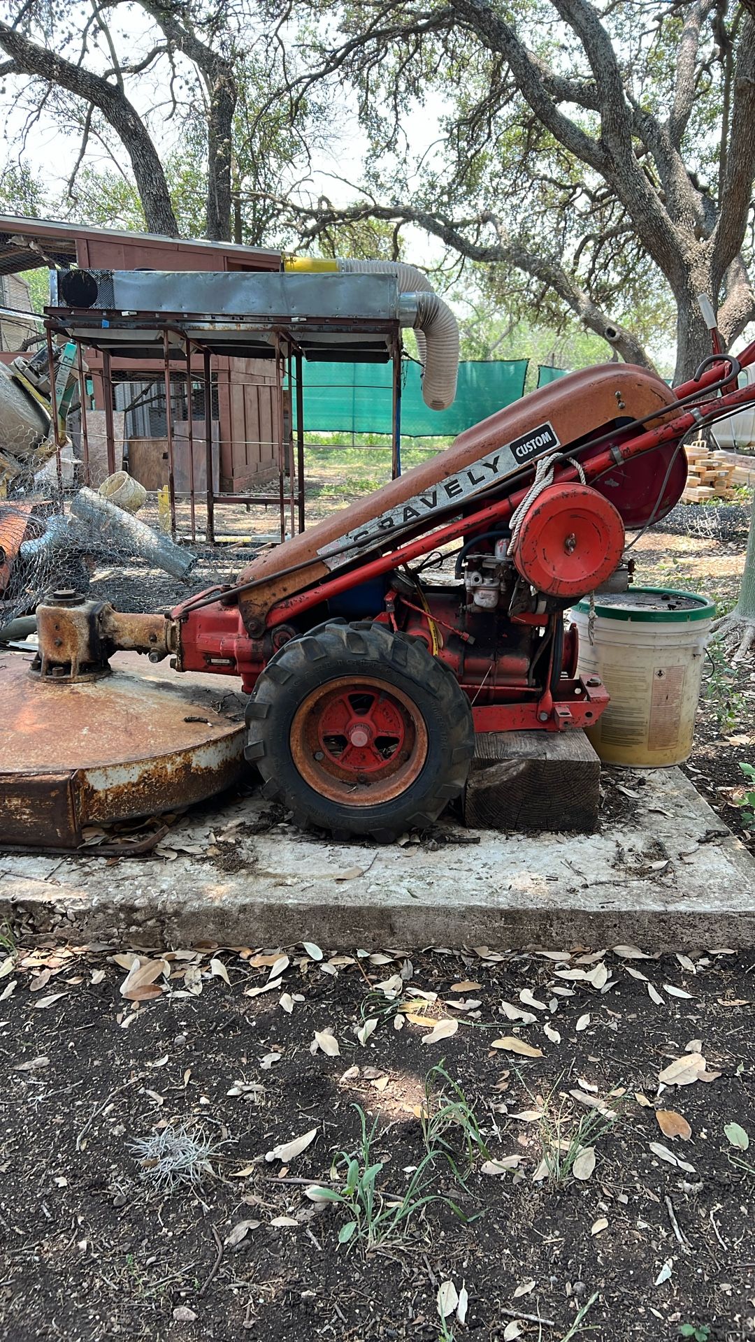 Gravel Garden Tractor