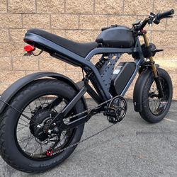 1500 Watt/ 2000 W Electric Dual Battery E-Bike, 40mph, Full Suspension