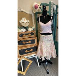 100% silk butterfly skirt