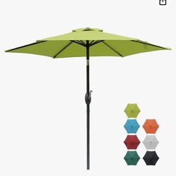 Lime Green Patio Umbrella - 7.5 feet