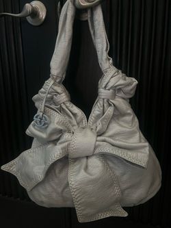 Marc Ecko Silver Bow Purse-Brand New