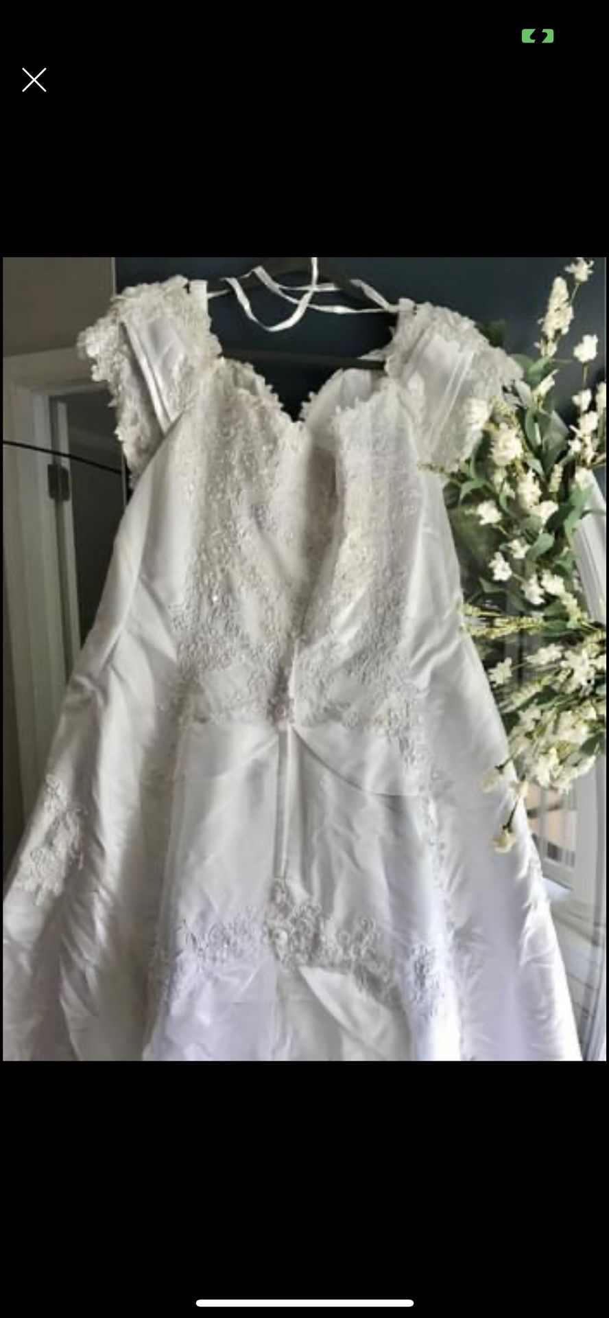 Plus Size David’s Bridal Wedding Gown