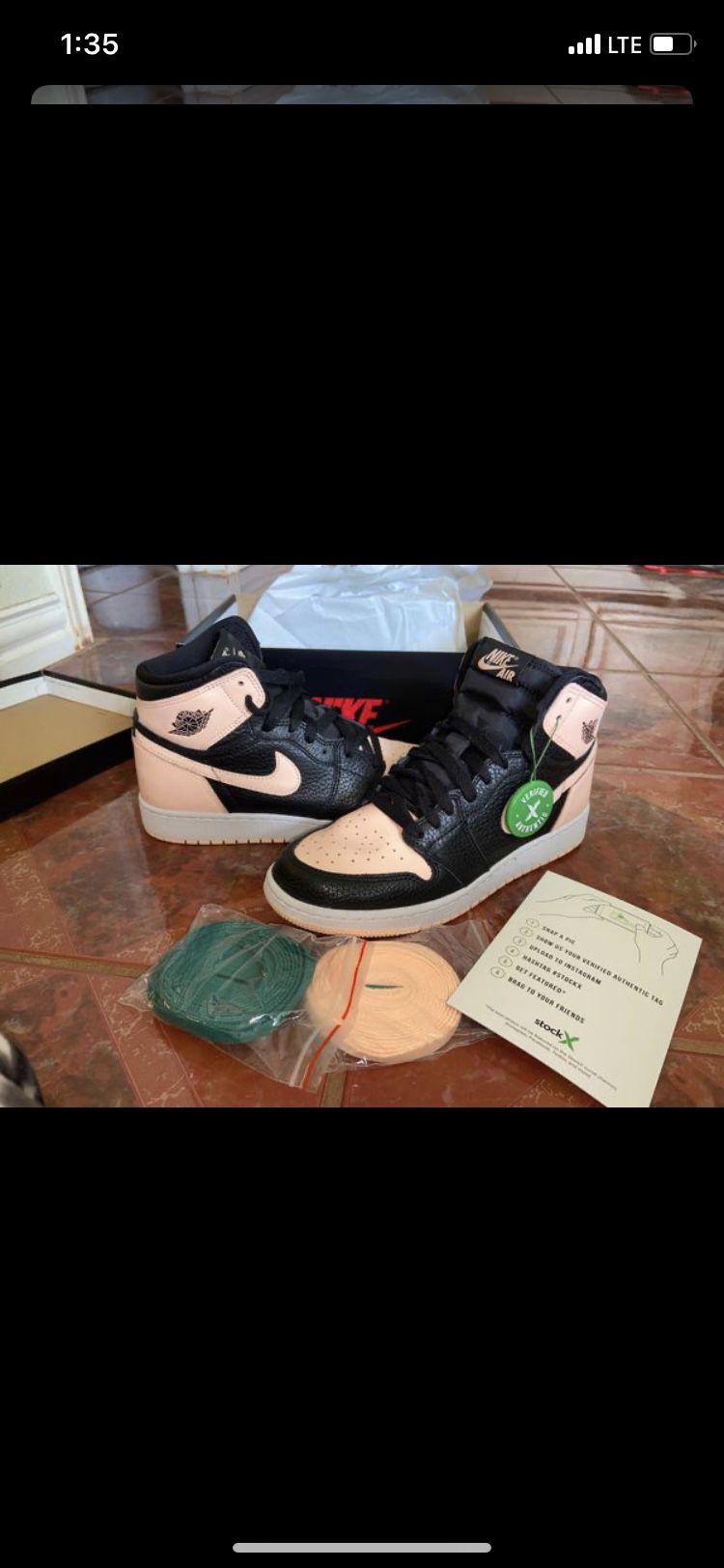 Nike Air Jordan 1s retro high og gs leather