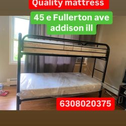 Litera De Metal Twin Twin Con Colchones Quality 