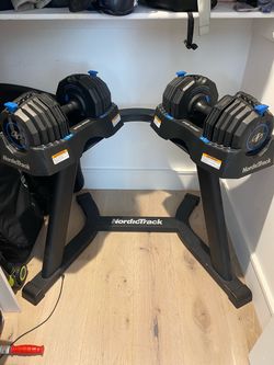 NordicTrack SpeedWeight Adjustable Dumbbells with Stand