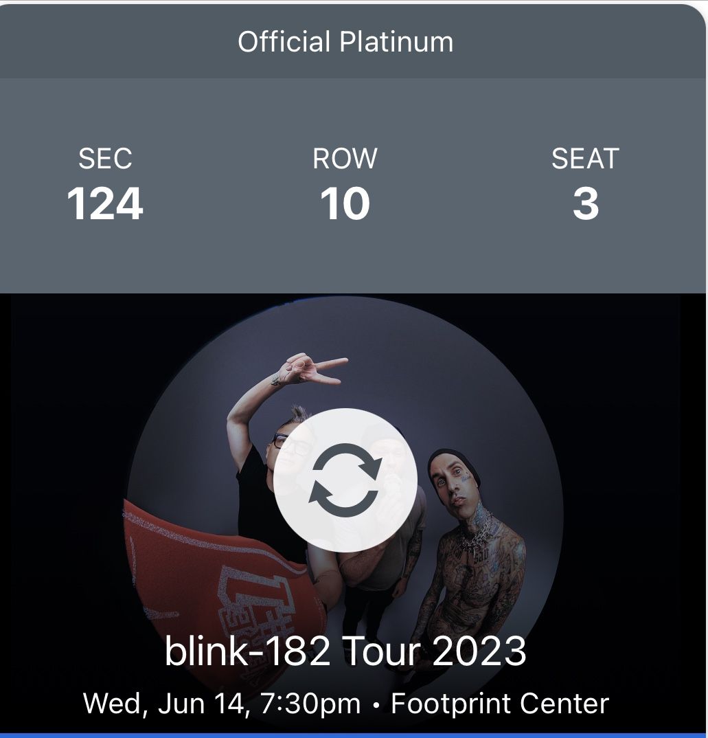 Blink 182 Concert Tickets