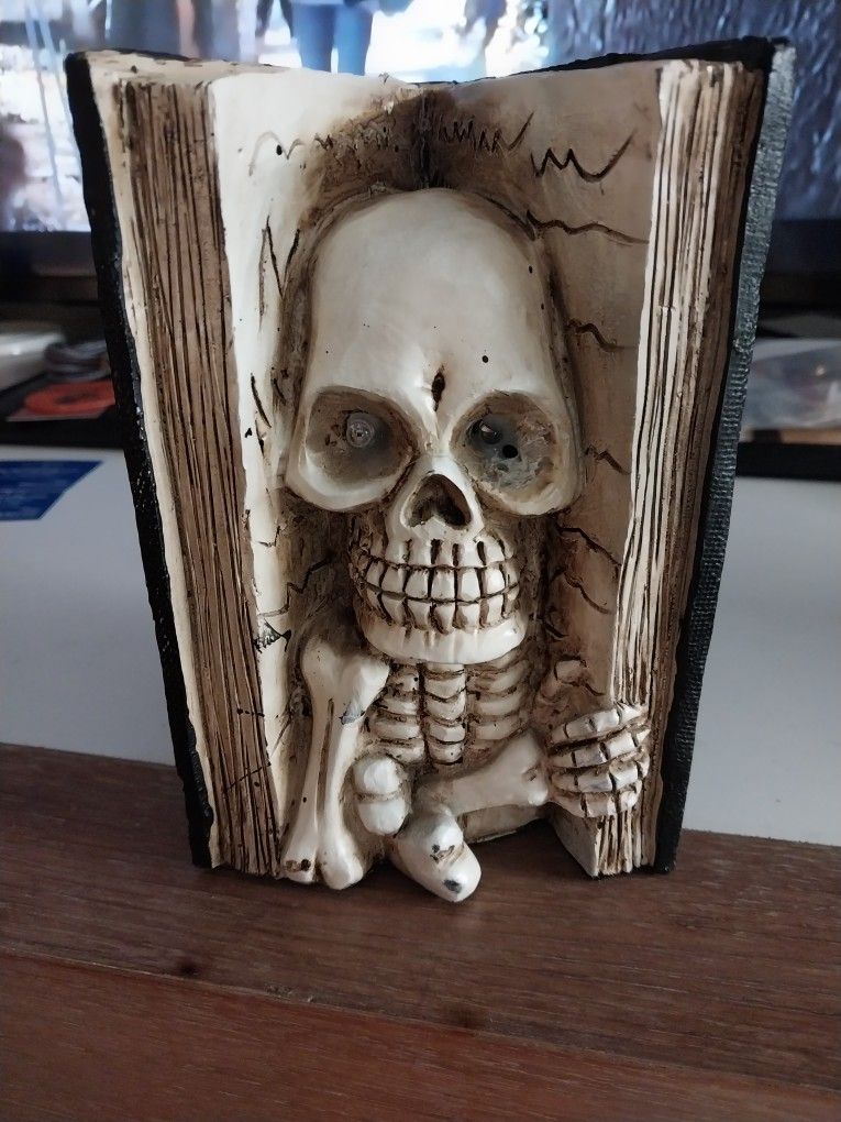 Skeleton Spells Book Lights Up 15 Dollars 