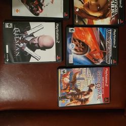 Playstation 2 Games 5 games (used)