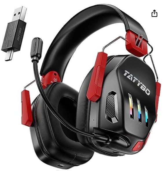 Wireless Gaming Headset 2.4GHz USB & Type-C