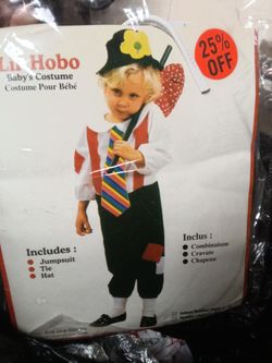 2 costumes Lil hobo or clown or mime age 3-4