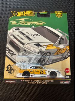 Nissan Skyline R34-2025 Hot Wheels Premium Silhouettes LB-ER34 Super Silhouette