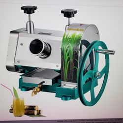 Sugar Cane Prrss Juicer Extractor  Machine - Heavy Duty Triple Stainless Stee L Roller Design - Commercial 