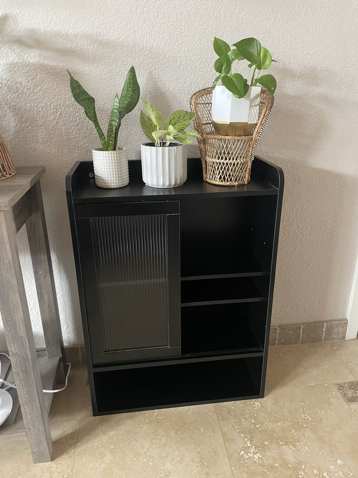 Entry Way Shelf Table Cabinet Console