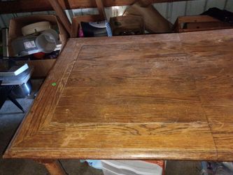 Solid oak table