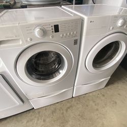 Front Load Lg Washer And Front Load Lg Dryer Electric ⚡️ 