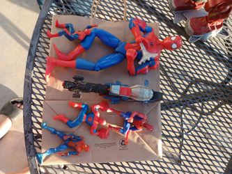 Spider-Man and Iron Man Toys