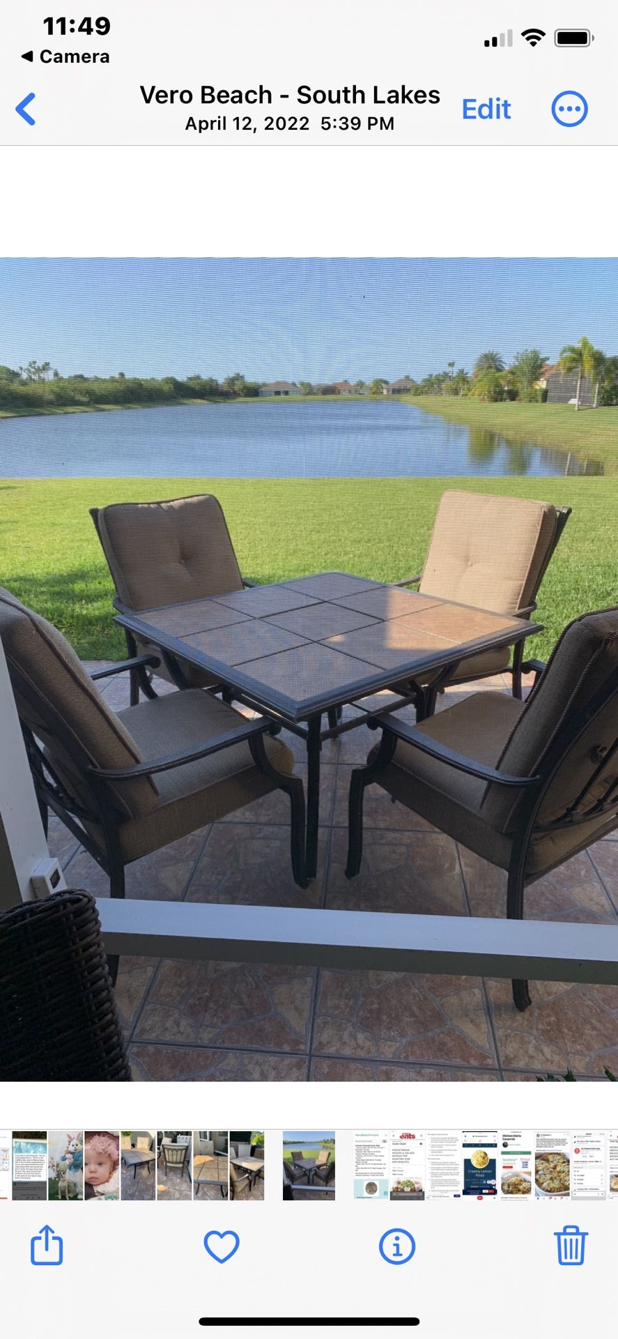 Patio Table & Chairs