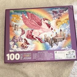 Puzzle Unicorn 100 Pieces New 