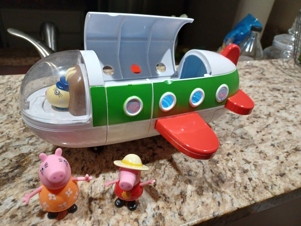 Peppa Pig Air Jet Push Button Sounds And 2 Figures