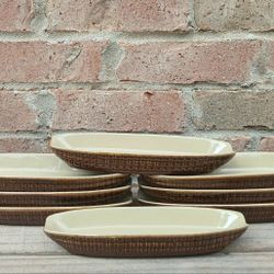Vintage Stoneware Corn On The Cob Holders 