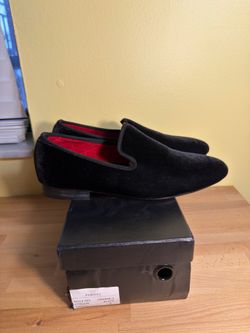 Ferucci Black Suede Loafers Size 9
