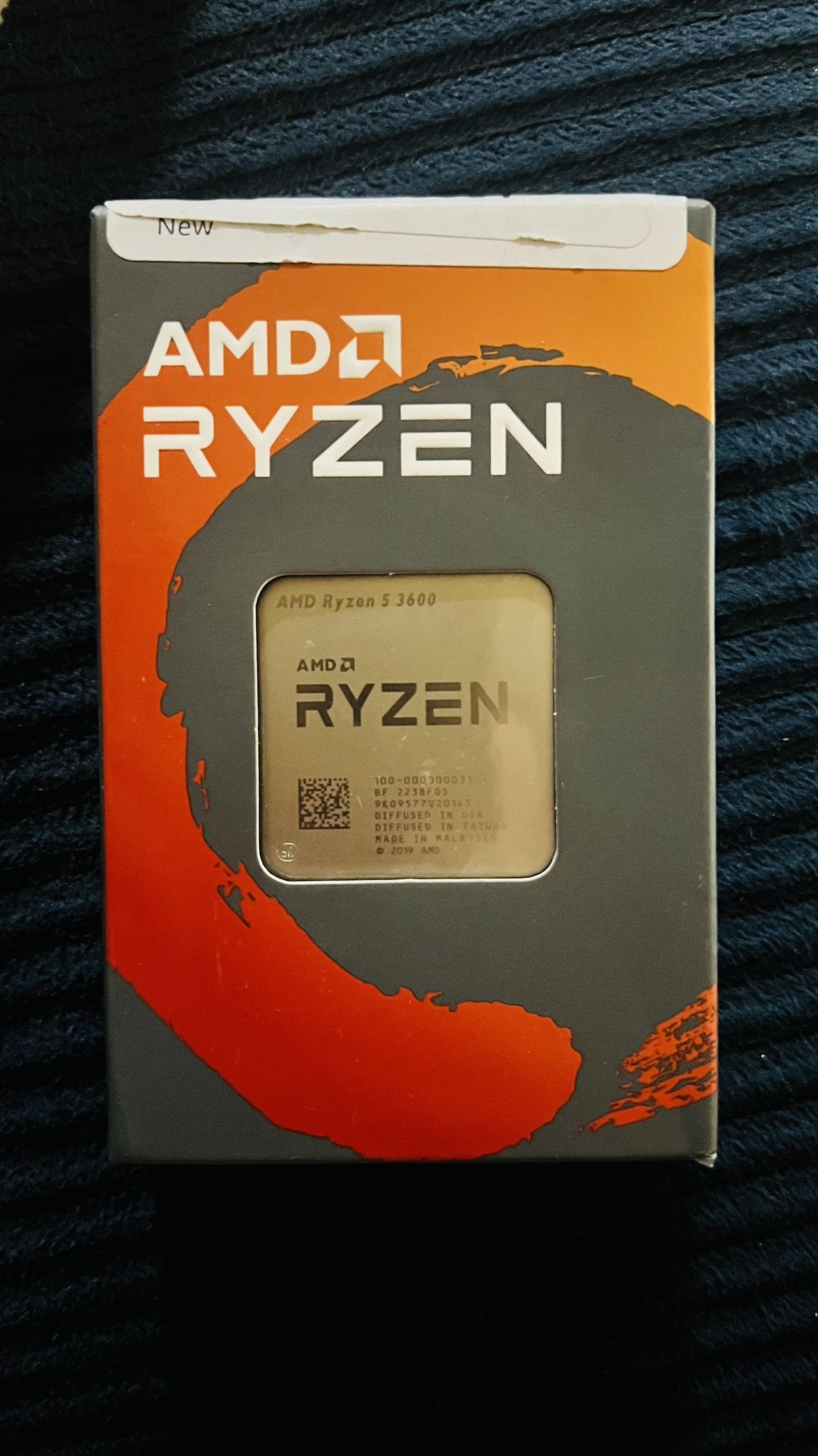 AMD Ryzen 5 3600 Processor (3.6GHz, 6 Cores, Socket AM4)