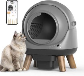 Self Cleaning Litter Box for Multiple Cats, G1 Automatic Litter Box with APP