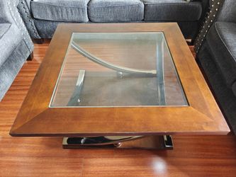 Wooden coffee table