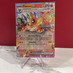 Pokemon TCG Prismatic Evolution Stamped Flareon Ex Mint