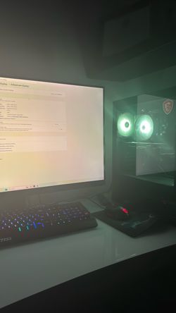 Pc, monitor keyboard n mouse for 1k. costed 3-4k. can negotiate. all good condution