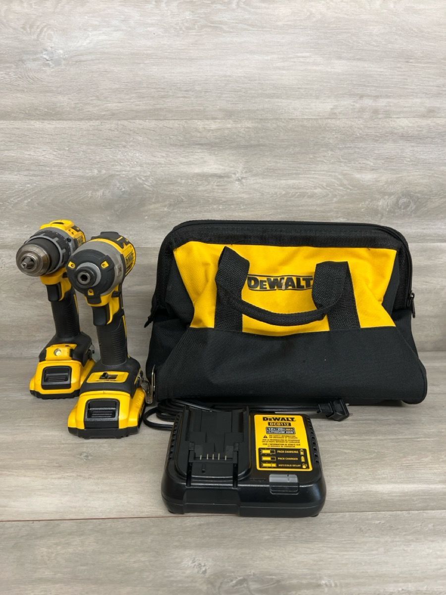 DEWALT 20v MAX XR 1/2 in. Brushless Compact Drill/Driver Impact Combo Kit (PO1021584)
