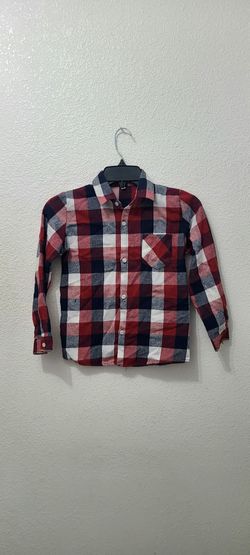 Kids Plaid Flannel Button-Up Shirts