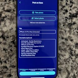 Pre-Owned iPhone 15 Pro Max (Unlocked) 