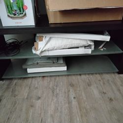 Wood TV stand