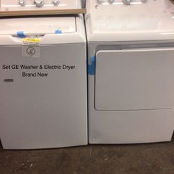 GE Washer & Electric Dryer (Brand New )