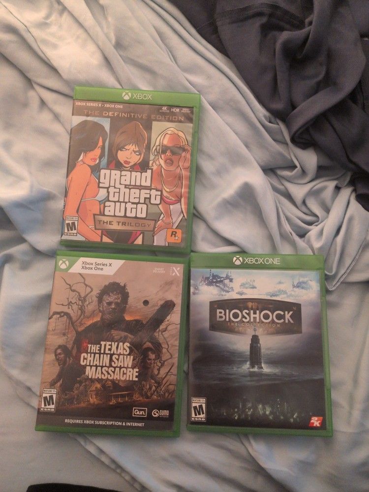 GTA The Trilogy, Texas Chainsaw Massacre And BioShock (the collection