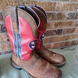 Rebel by Durango Tennessee Flag Western Boot size 8.5M in good condition 