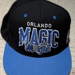 Vintage Mitchell And Ness Hardwood Classics Orlando Magic Hat